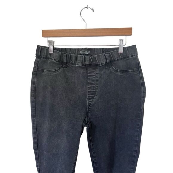 Judy Blue | Black Pull On Skinny Fit Jegging Jeans JB88263 Size 13 / 31 - Picture 3 of 12
